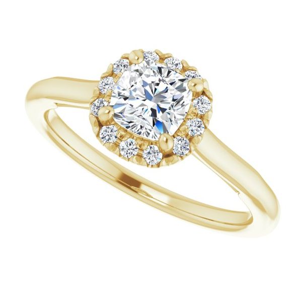 Halo-Style Engagement ring Image 5 Jambs Jewelry Raymond, NH
