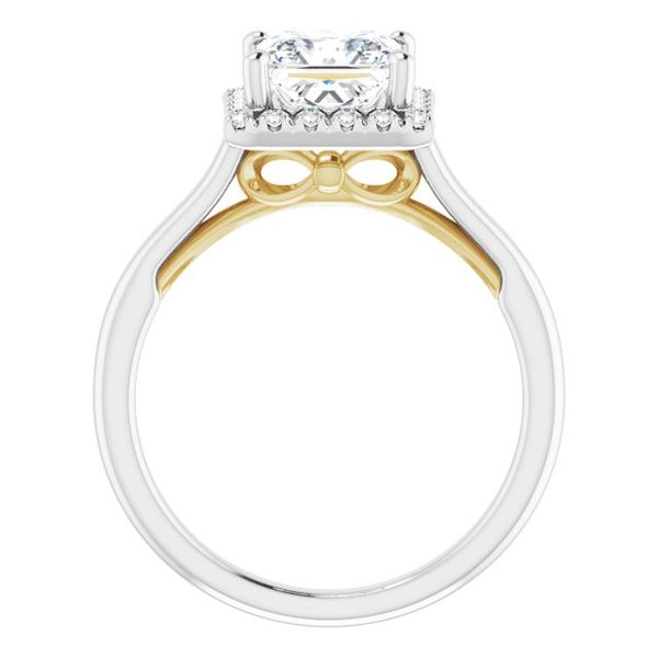 Halo-Style Engagement ring Image 2 Reiniger Jewelers Swansea, IL