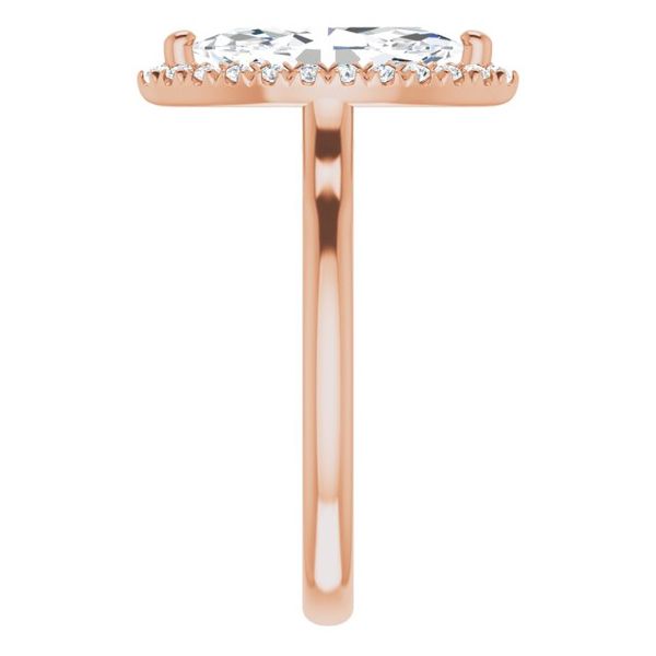 Halo-Style Engagement ring Image 4 Robison Jewelry Co. Fernandina Beach, FL