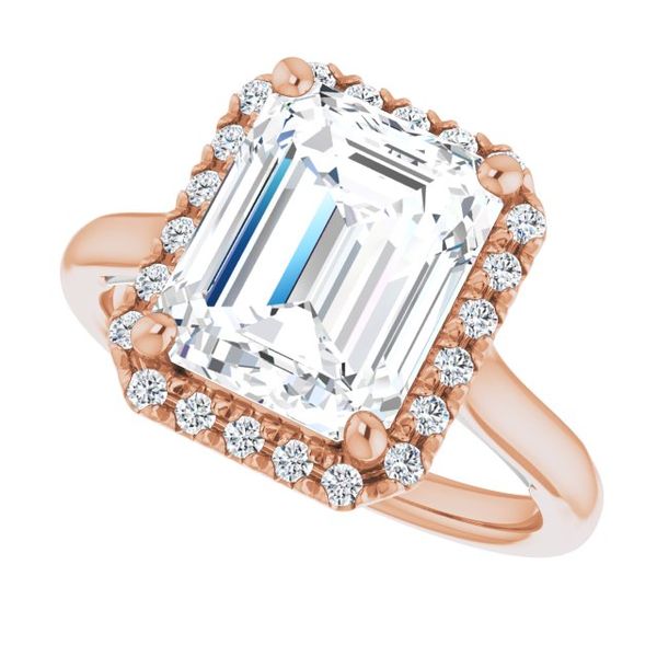 Halo-Style Engagement ring Image 5 Mark Jewellers La Crosse, WI