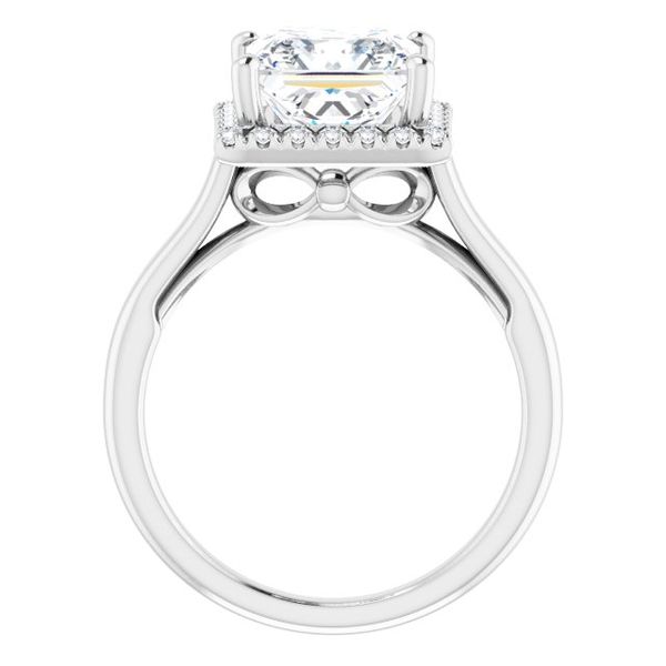 Halo-Style Engagement ring Image 2 Lester Martin Dresher, PA