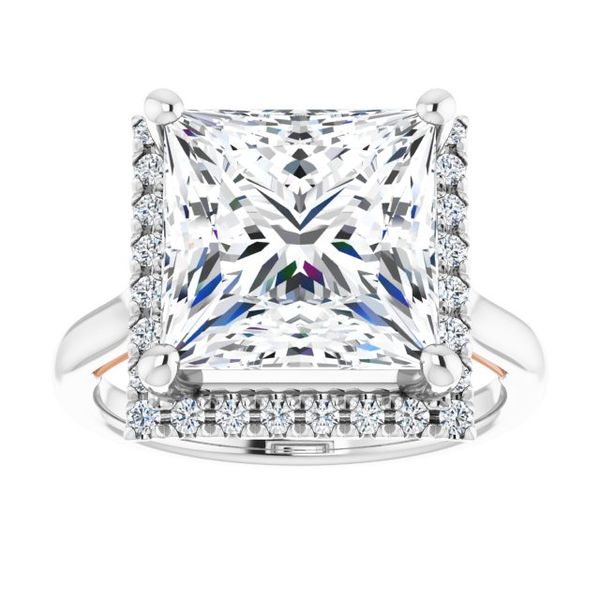 Halo-Style Engagement ring Image 3 Swede's Jewelers East Windsor, CT