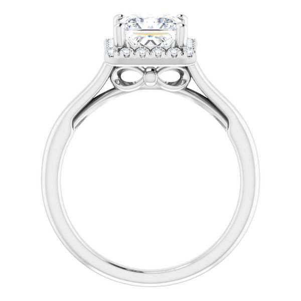 Halo-Style Engagement ring Image 2 Meritage Jewelers Lutherville, MD