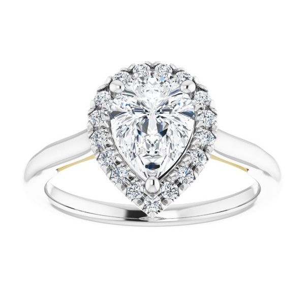 Halo-Style Engagement ring Image 3 Lester Martin Dresher, PA