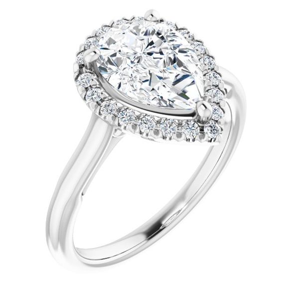 Halo-Style Engagement ring Robison Jewelry Co. Fernandina Beach, FL