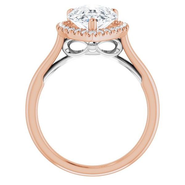 Halo-Style Engagement ring Image 2 Robison Jewelry Co. Fernandina Beach, FL