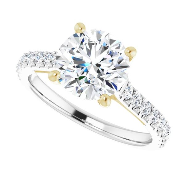 Accented Engagement Ring Image 5 Javeri Jewelers Inc Frisco, TX