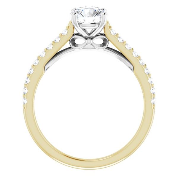 Accented Engagement Ring Image 2 Lester Martin Dresher, PA