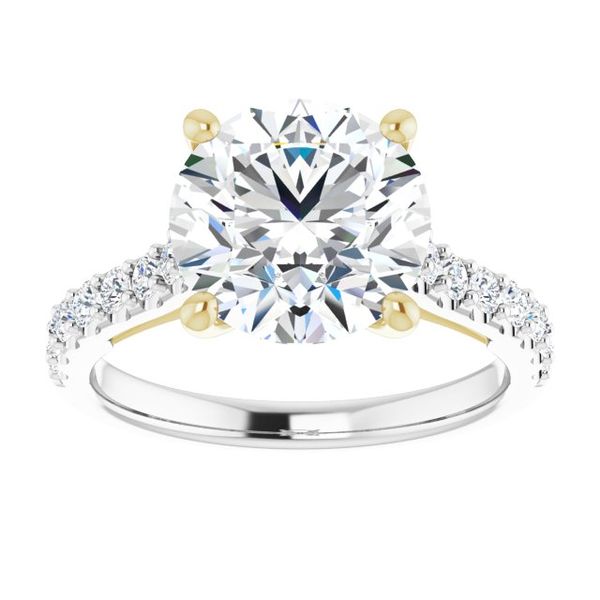Accented Engagement Ring Image 3 Trinity Jewelers  Pittsburgh, PA