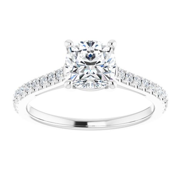 Accented Engagement Ring Image 3 Lester Martin Dresher, PA