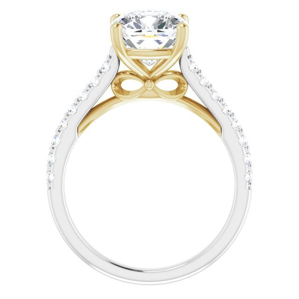 Accented Engagement Ring Image 2 Lester Martin Dresher, PA