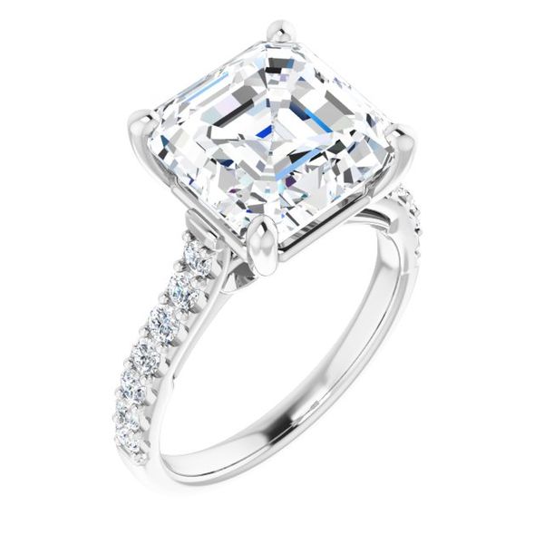 Accented Engagement Ring Vulcan's Forge LLC Kansas City, MO