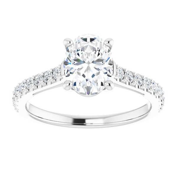 Accented Engagement Ring Image 3 Vulcan's Forge LLC Kansas City, MO