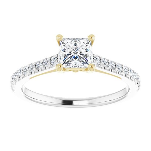 Accented Engagement Ring Image 3 Jimmy Smith Jewelers Decatur, AL