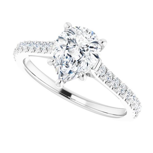 Accented Engagement Ring Image 5 Jimmy Smith Jewelers Decatur, AL