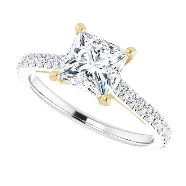 Accented Engagement Ring Image 5 Jimmy Smith Jewelers Decatur, AL