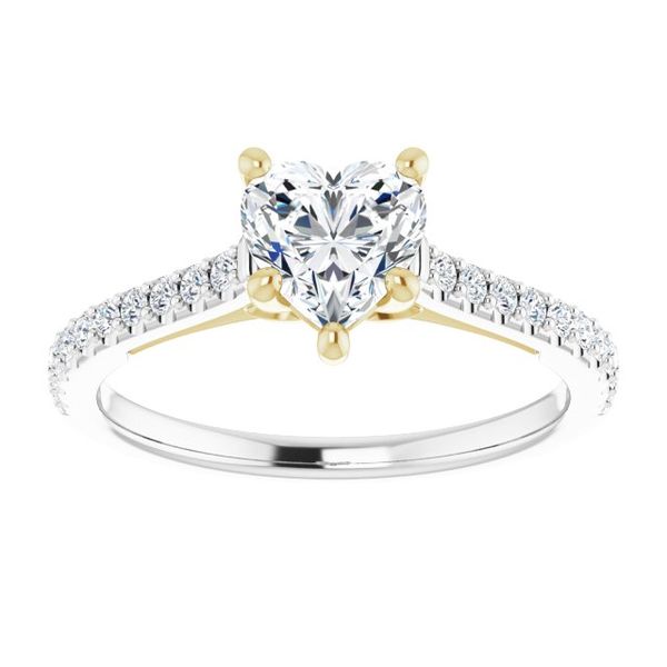 Accented Engagement Ring Image 3 Jimmy Smith Jewelers Decatur, AL