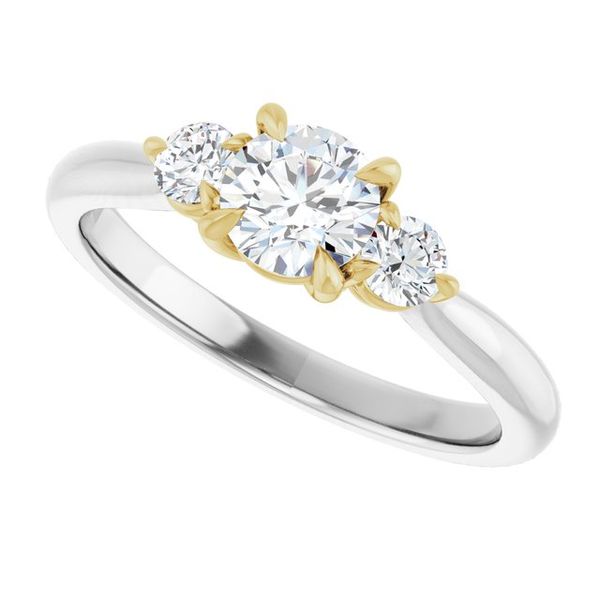 Three-Stone Engagement Ring Image 5 Jimmy Smith Jewelers Decatur, AL