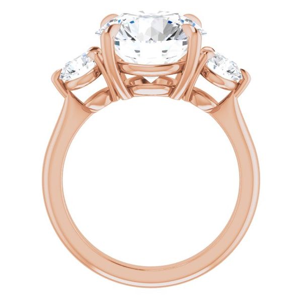 Three-Stone Engagement Ring Image 2 Selman's Jewelers-Gemologist McComb, MS