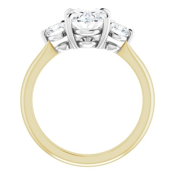 Three-Stone Engagement Ring Image 2 Natale Jewelers Sewell, NJ