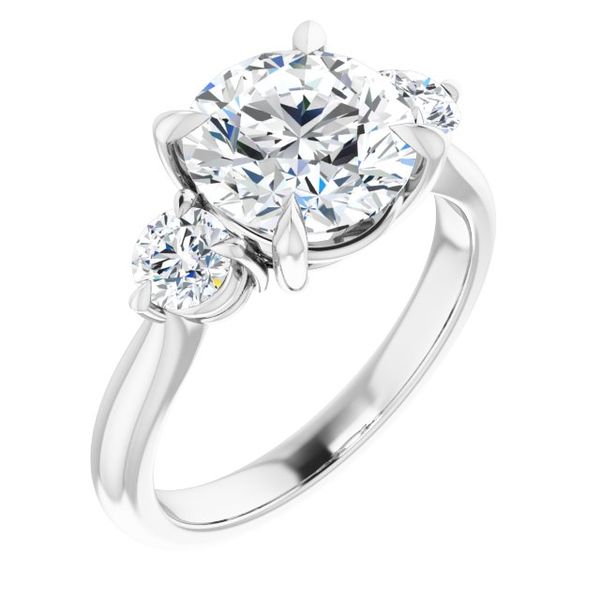 Three-Stone Engagement Ring Jimmy Smith Jewelers Decatur, AL