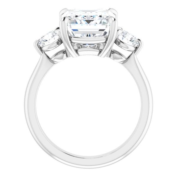 Three-Stone Engagement Ring Image 2 The Hills Jewelry LLC Worthington, OH