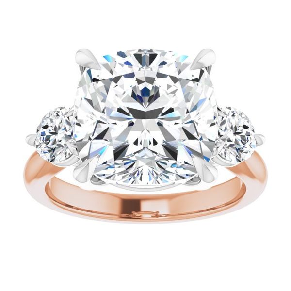 Three-Stone Engagement Ring Image 3 The Hills Jewelry LLC Worthington, OH