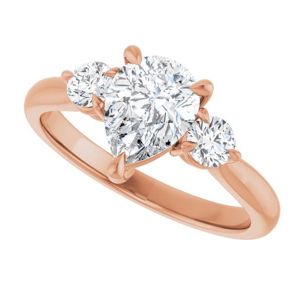 Three-Stone Engagement Ring Image 5 The Hills Jewelry LLC Worthington, OH