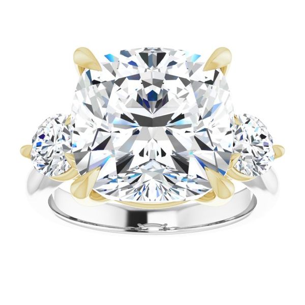 Three-Stone Engagement Ring Image 3 Glatz Jewelry Aliquippa, PA