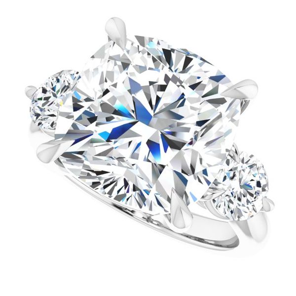 Three-Stone Engagement Ring Image 5 Glatz Jewelry Aliquippa, PA