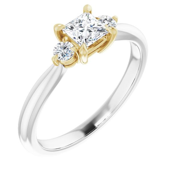 Three-Stone Engagement Ring Von's Jewelry, Inc. Lima, OH