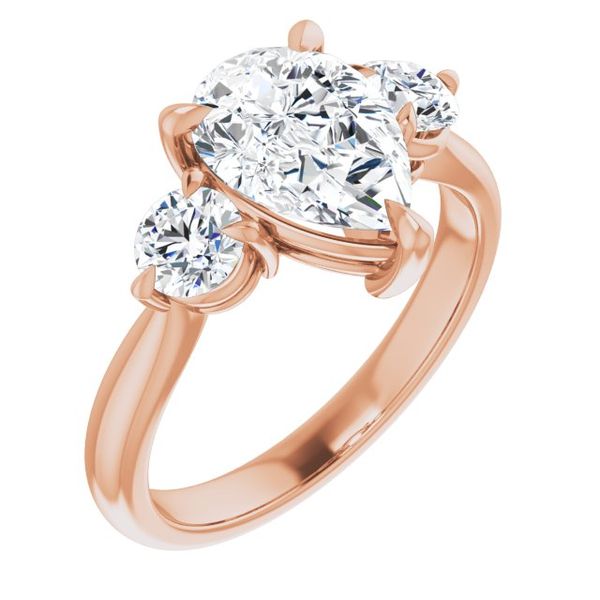 Three-Stone Engagement Ring Von's Jewelry, Inc. Lima, OH