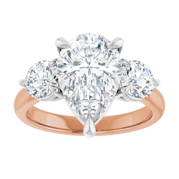 Three-Stone Engagement Ring Image 3 Glatz Jewelry Aliquippa, PA