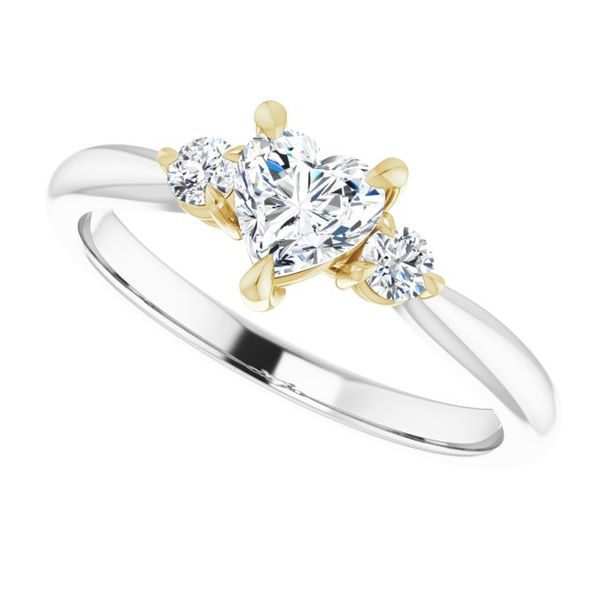 Three-Stone Engagement Ring Image 5 Glatz Jewelry Aliquippa, PA