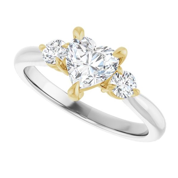 Three-Stone Engagement Ring Image 5 Jimmy Smith Jewelers Decatur, AL
