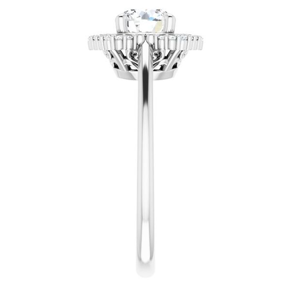 Halo-Style Engagement Ring Image 4 Glatz Jewelry Aliquippa, PA