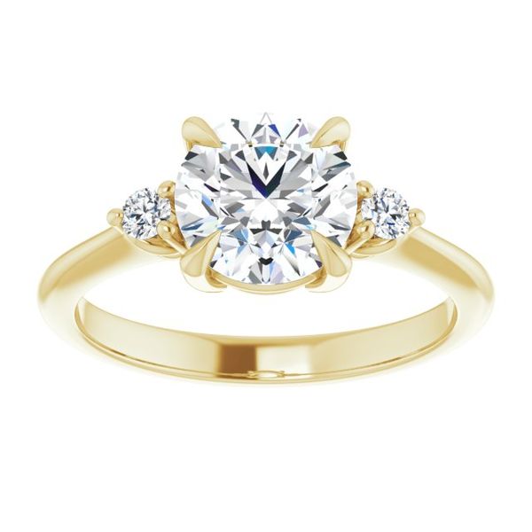 Side Stone Engagement Ring Image 3 Jimmy Smith Jewelers Decatur, AL