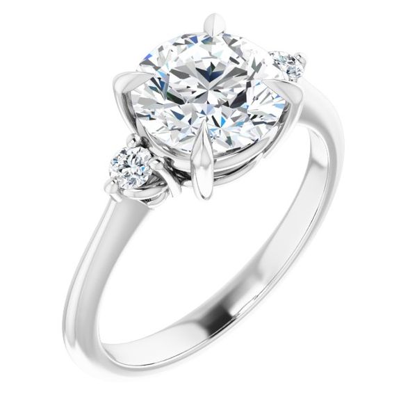Side Stone Engagement Ring Jimmy Smith Jewelers Decatur, AL