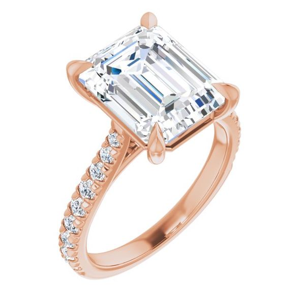 French-Set Engagement Ring Robison Jewelry Co. Fernandina Beach, FL