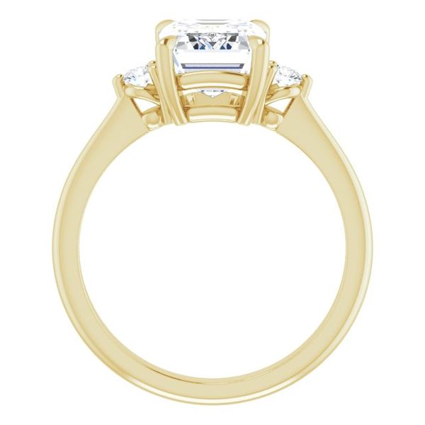 Side Stone Engagement Ring Image 2 Selman's Jewelers-Gemologist McComb, MS