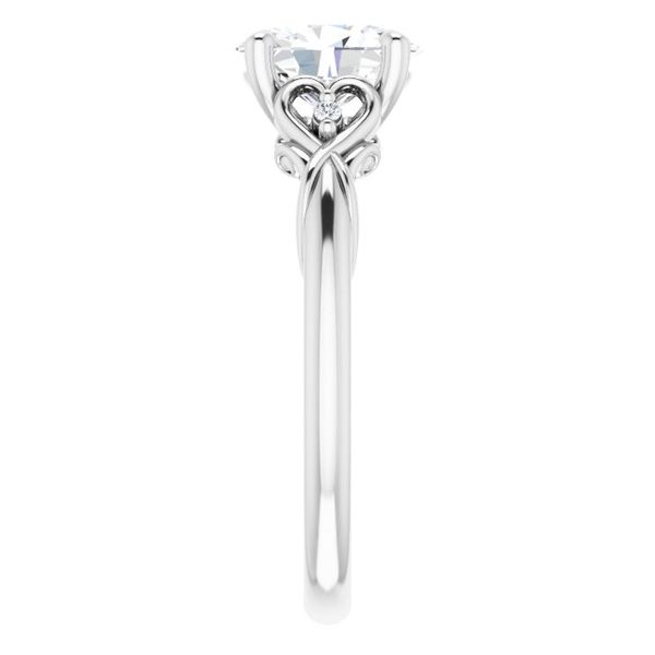 Accented Engagement Ring Image 4 J. Thomas Jewelers Rochester Hills, MI