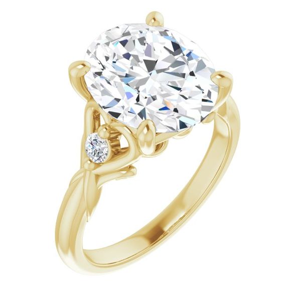 Accented Engagement Ring J. Thomas Jewelers Rochester Hills, MI