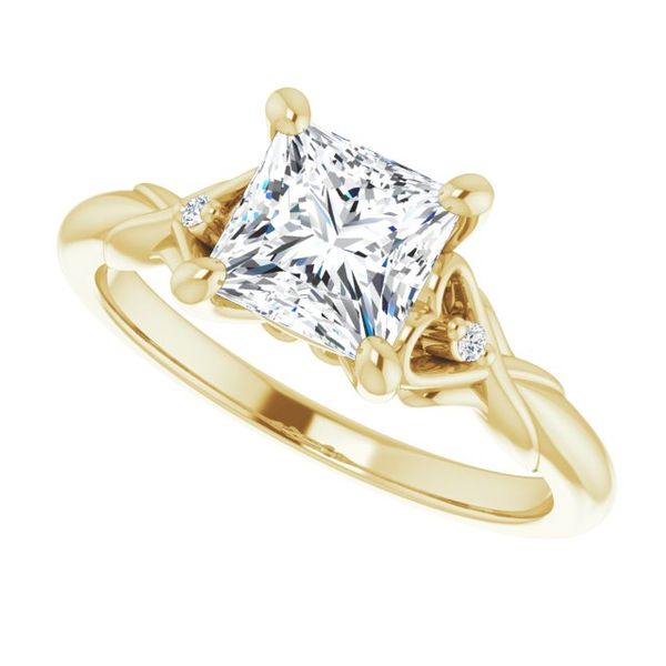 Accented Engagement Ring Image 5 J. Thomas Jewelers Rochester Hills, MI