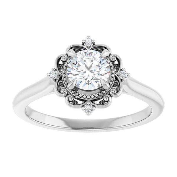 Vintage-Inspired Engagement Ring Image 3 Trinity Jewelers  Pittsburgh, PA