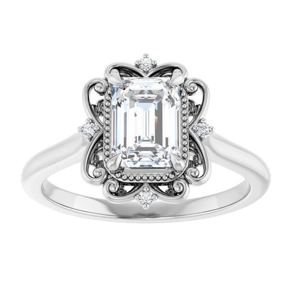 Vintage-Inspired Engagement Ring Image 3 Monarch Jewelry Winter Park, FL