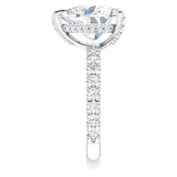 Hidden Halo-Style Engagement Ring