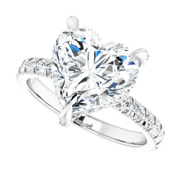 Hidden Halo-Style Engagement Ring