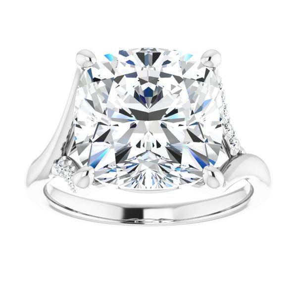 Accented Engagement Ring Image 3 J. Thomas Jewelers Rochester Hills, MI