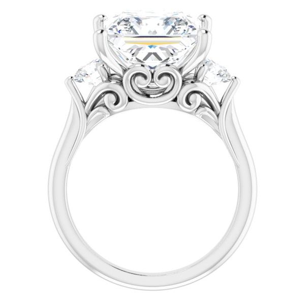Accented Engagement Ring Image 2 Monarch Jewelry Winter Park, FL