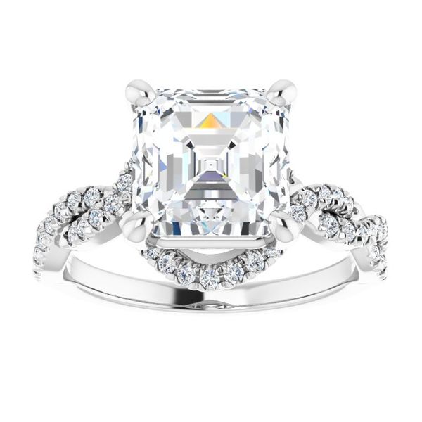 Halo-Style Engagement Ring Image 3 Natale Jewelers Sewell, NJ